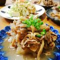 ハッピーみっけ♪'s cooksnap of when they made 豚バラとしめじのポンズ煮.