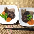 ルチアーノ★★★'s cooksnap of when they made 干し椎茸と昆布出汁で✿人参の精進煮.