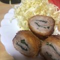 えみのすけ♫'s cooksnap of when they made 簡単☆大葉とチーズの一口ミルフィーユカツ.
