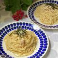 サヤスカマカン's cooksnap of when they made なめたけ柚子胡椒のパスタ.