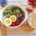 4児男子母さんの台所's cooksnap of when they made 朝は蒸し野菜でスタート.