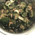 クックZ8J4H4☆'s cooksnap of when they made 三杯酢で簡単♪キュウリとツナの酢のもの.