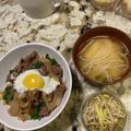 taylorsw's cooksnap of when they made 肉が硬くならない牛丼☆その秘密はね….
