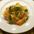 月桃124's cooksnap of when they made ♪スモークサーモン　ちらし寿司♪.