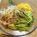 yu-kunmama's cooksnap of when they made 市販の麺で♡簡単ごまだれピリ辛冷やし中華.