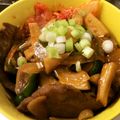 ベティ３'s cooksnap of when they made ♡牛焼き肉とキムチの贅沢スタミナ丼♡.