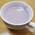 ねこのおかあさん☆'s cooksnap of when they made おせちの黒豆の煮汁と牛乳でラテ.