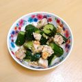 ★ぴよぴよ501★'s cooksnap of when they made たたききゅうりと鶏むね肉のピリ辛中華和え.