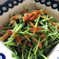ytss's cooksnap of when they made ☺大量消費に☆簡単♪豆苗と人参のナムル☺.