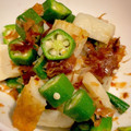 MYAR's cooksnap of when they made オクラとちくわの中華和え.