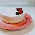 u_namika's cooksnap of when they made ベイクドとレアのダブルチーズケーキ♪.