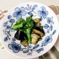 ネコかえる's cooksnap of when they made 茄子と菜の花のソテー.