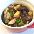 おすわりつんこ's cooksnap of when they made めんつゆで簡単！なすとピーマンの揚げ浸し.