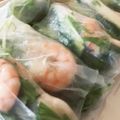ねこたんい's cooksnap of when they made エビの生春巻き.