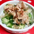 みっくママ's cooksnap of when they made オクラの鰹節和え.