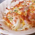 ♡こもれび♡'s cooksnap of when they made 新玉ねぎの簡単グラタン.