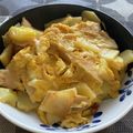 たまゴン♪'s cooksnap of when they made たけのこ☆玉子とじ.