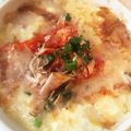 ホワイトミスト's cooksnap of when they made 塩ラーメンスープで♪キムチーズ雑炊.