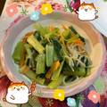 ちぇりー７０１'s cooksnap of when they made 小松菜としらたきのだし醤油煮.