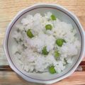 ふぁみらぶ's cooksnap of when they made お鍋で炊く…えんどう豆ごはん.