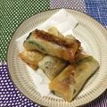 おはなすき's cooksnap of when they made 簡単♡豚ひき肉、もやし、ニラの春巻き♡.