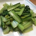 クックCS65LP☆'s cooksnap of when they made ルーマニア料理風小松菜のバルサミコ酢炒め.