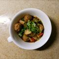 linhua's cooksnap of when they made スパイシーな白菜と肉団子の旨み炒め.