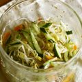 ガメコ's cooksnap of when they made ✿塩麹さんでもやしときゅうりのナムル✿.