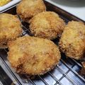 ｈｋｏｒ's cooksnap of when they made たっぷりキャベツの合挽き肉のメンチカツ.