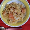 家系大好き's cooksnap of when they made 簡単時短 えびレタスチャーハン.