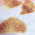 ＊しずく雨＊'s cooksnap of when they made ☺レンジで簡単♪パリパリチーズせんべい☺.