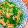 ひだりて。's cooksnap of when they made 大根おろしのなめこ・ほうれん草和え.