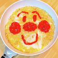 桜月❀咲良mommy's cooksnap of when they made 簡単すぎる♡ワンポット半熟オムライス.