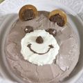 クックKLYZ8D☆'s cooksnap of when they made 子供の日やお誕生日に＊くまさんケーキ＊.