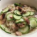 __kana__'s cooksnap of when they made サバ缶で冷や汁風ぶっかけそうめん.