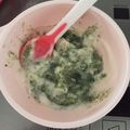 あゆみだ21's cooksnap of when they made 離乳食中期〜後期 食パンのヨーグルト和え.