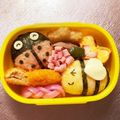 Chaaa_room's cooksnap of when they made キャラ弁♡てんとう虫とミツバチの春弁♪♪.