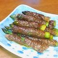つつくみ's cooksnap of when they made アスパラの牛肉巻き.