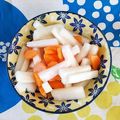 最高ﾋﾟｰﾏｿ's cooksnap of when they made すし酢で♡簡単！大根のお漬物～♡.