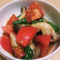 すずなまり's cooksnap of when they made トマトとオクラとしめじの胡麻和え.