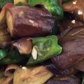 Casadeamor's cooksnap of when they made ナスピーマン炒め南蛮漬けミョウガ和え.