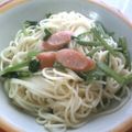 ねっちゃんっ's cooksnap of when they made 簡単☆小松菜とソーセージのクリームパスタ.