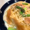 そあまむ's cooksnap of when they made 生ハムとアスパラのクリームパスタ.
