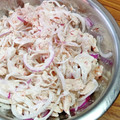 ☆魔矢☆'s cooksnap of when they made 新玉ねぎとささみのサラダ.