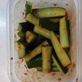 アヤメンディー's cooksnap of when they made 焼肉屋さんの豆板醤きゅうり.