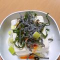 夕飯は６時です's cooksnap of when they made 塩昆布ピリ辛冷奴.