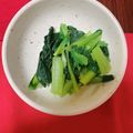 ゆ0518か's cooksnap of when they made 小松菜のバター醤油.