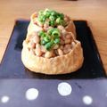 hiroerico's cooksnap of when they made おいなりさんin納豆.
