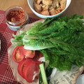 ﾌﾞﾚﾝﾀﾞ's cooksnap of when they made 簡単！サムギョプサル風肉野菜巻き.