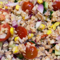 きっこきっこ's cooksnap of when they made 切ってあえるだけ！ぷちぷちもち麦サラダ.